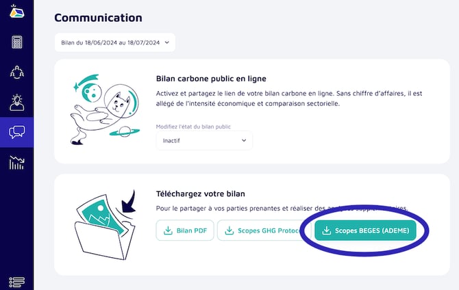 publier bilan GES Ademe 3
